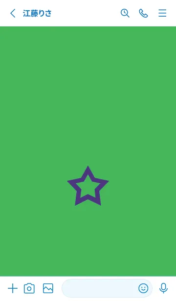 [LINE着せ替え] シンプル ロック スター 129の画像2