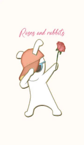 [LINE着せ替え] Roses and rabbits.の画像1