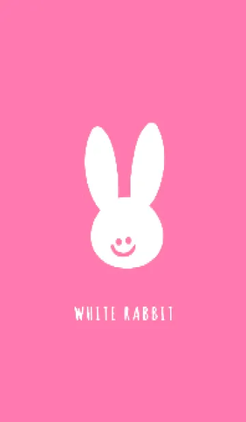 [LINE着せ替え] ホワイト ラビット 195の画像1