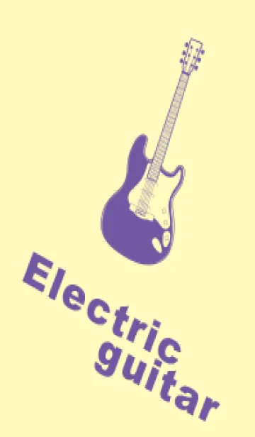 [LINE着せ替え] ELECTRIC GUITAR CLR ライトレモンの画像1