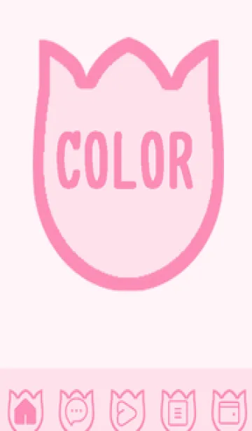 [LINE着せ替え] pink color R31の画像1