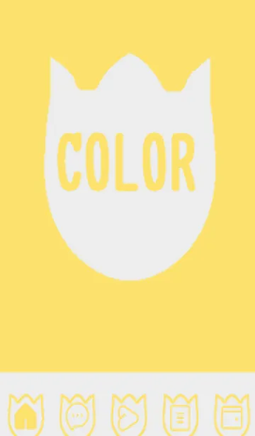 [LINE着せ替え] yellow color R31の画像1