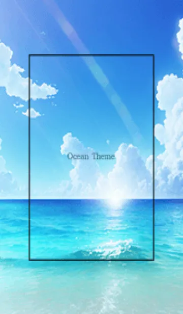 [LINE着せ替え] Ocean Theme - 004 BKの画像1