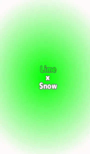 ライム●雪色.TKCの着せ替えメイン画像