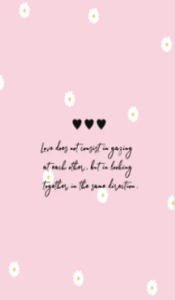 [LINE着せ替え] Daisy Days :)pink blackの画像1