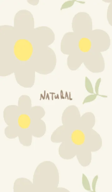 [LINE着せ替え] くすみカラー 北欧風 花9の画像1