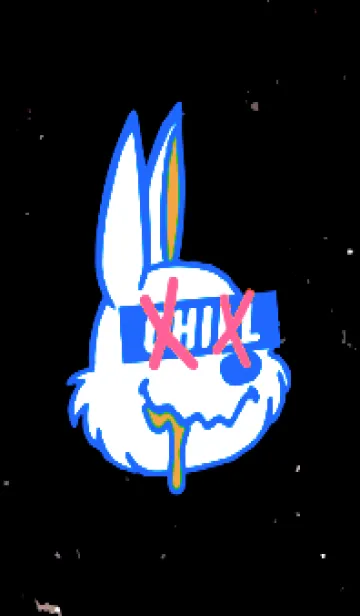 [LINE着せ替え] チル ラビット 55の画像1