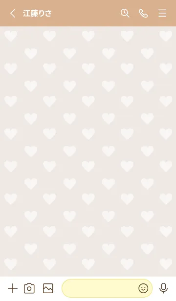 [LINE着せ替え] ハートたくさん 中サイズ25の画像2