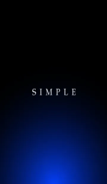 [LINE着せ替え] Simple Light - BLACK 6の画像1