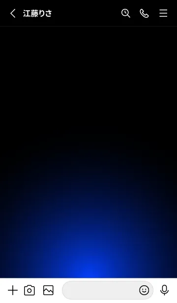 [LINE着せ替え] Simple Light - BLACK 6の画像2