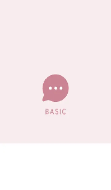 Simple&Basic  ホワイト×くすみピンクの着せ替えメイン画像