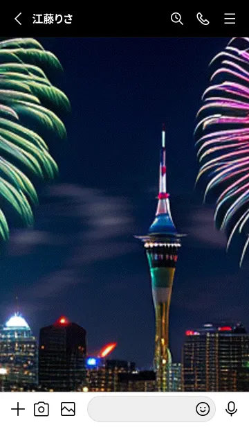 [LINE着せ替え] 夏夜のカケラ#HN030。の画像2