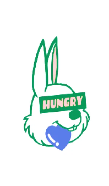 [LINE着せ替え] ハングリーラビット 380の画像1