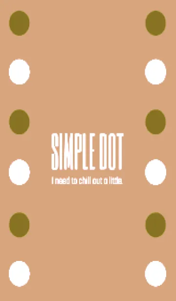 [LINE着せ替え] シンプルドット -46の画像1