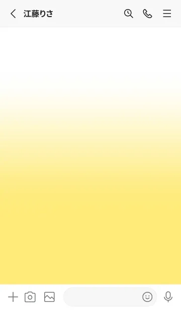 [LINE着せ替え] Blonde Yellow & White Theme V.5 (JP)の画像2