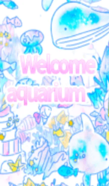 [LINE着せ替え] Welcome aquariumの画像1