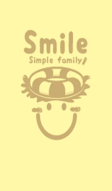 [LINE着せ替え] スマイル＆サマー -クリームの画像1