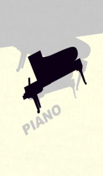 [LINE着せ替え] Piano CLR 漆黒の画像1