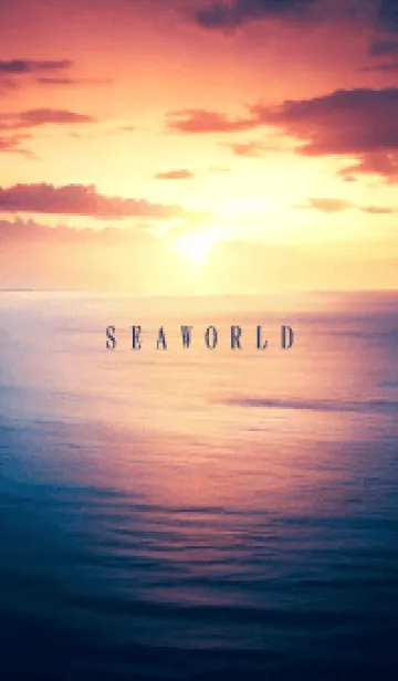 [LINE着せ替え] SEA WORLD-Sunset2の画像1