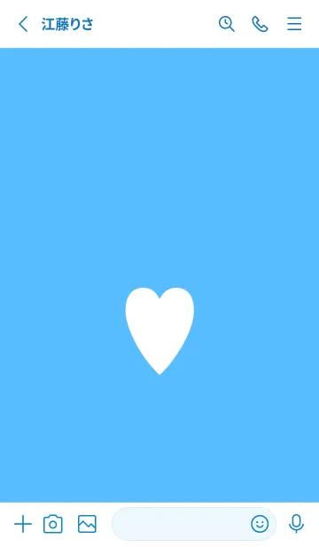 [LINE着せ替え] シンプル ハート 29の画像2