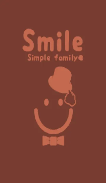 [LINE着せ替え] スマイル＆紳士 海老茶の画像1