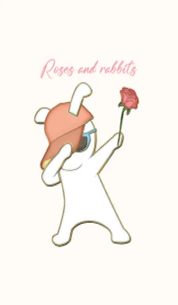 [LINE着せ替え] Roses and rabbits 3の画像1