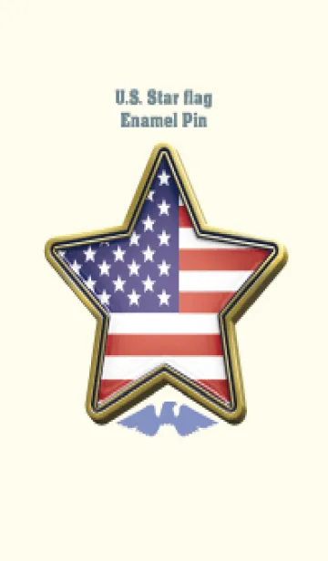 [LINE着せ替え] U.S. Star flag Enamel Pin 3の画像1
