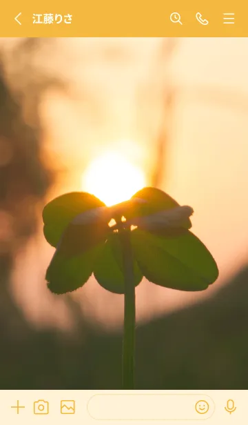 [LINE着せ替え] 七つ葉のクローバー 無限の幸福 #7-9の画像2