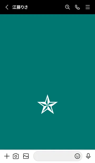 [LINE着せ替え] シンプル ロック スター _13の画像2