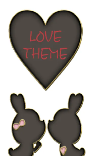 [LINE着せ替え] Enamel Pin LOVE THEME 103の画像1