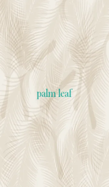 [LINE着せ替え] palm leaf 18の画像1