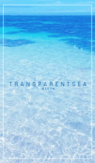 [LINE着せ替え] TRANSPARENT SEA HAWAII-MEKYM 5の画像1