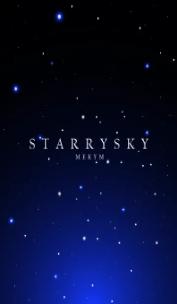 [LINE着せ替え] BLACK-STARRY SKY STAR 5の画像1