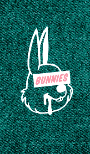 [LINE着せ替え] カラー デニム バニー 48の画像1