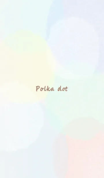 [LINE着せ替え] 水玉♡pinkbrown08_1の画像1