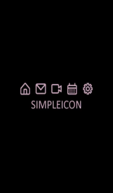 [LINE着せ替え] SIMPLE ICON -BLACK- 76の画像1