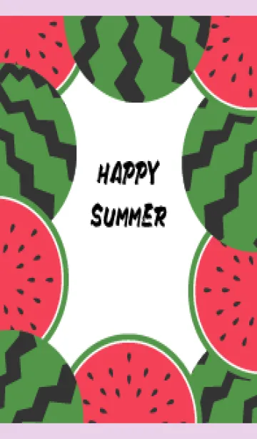 [LINE着せ替え] 西瓜 薄い紫の画像1