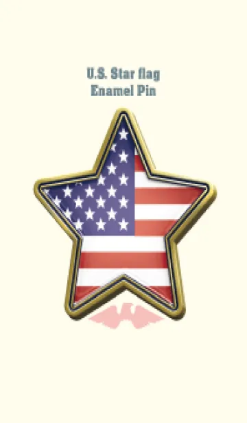 [LINE着せ替え] U.S. Star flag Enamel Pin 4の画像1