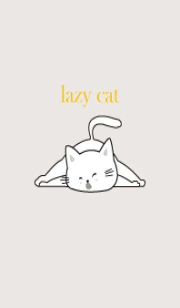 [LINE着せ替え] lazy cat..91の画像1