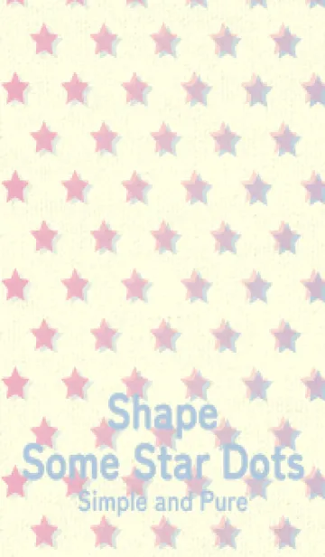 [LINE着せ替え] 星のドッドきせかえ フクシャピンクの画像1