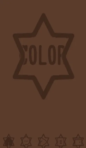 [LINE着せ替え] brown color S31の画像1