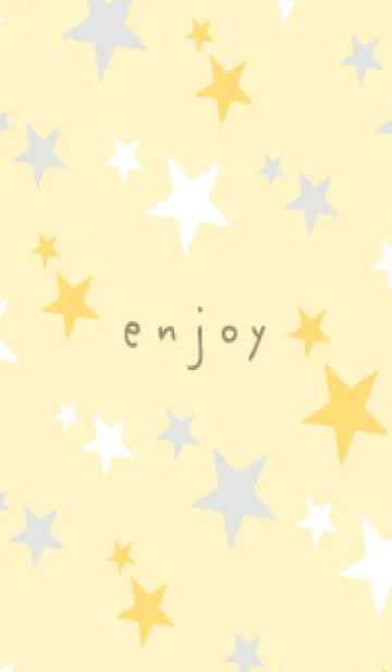 [LINE着せ替え] 3色の星17の画像1