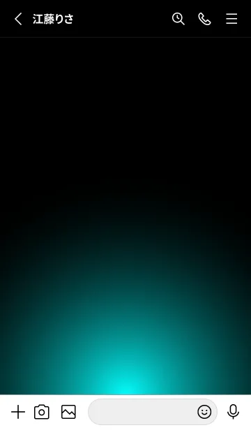 [LINE着せ替え] Simple Light - BLACK 7の画像2