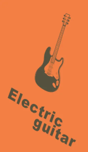 [LINE着せ替え] ELECTRIC GUITAR CLR Tangerine orangeの画像1