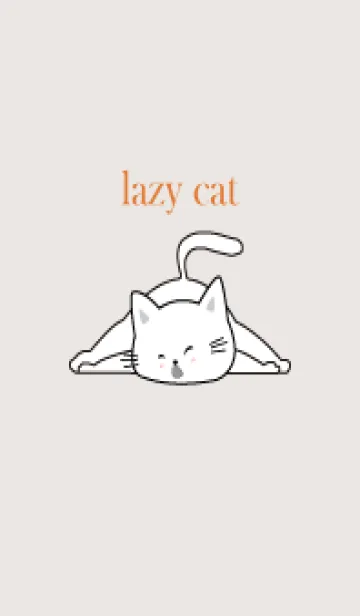[LINE着せ替え] lazy cat..92の画像1