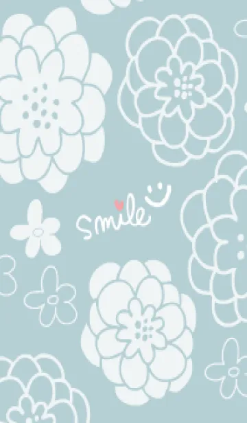 [LINE着せ替え] 可愛い白い花8の画像1