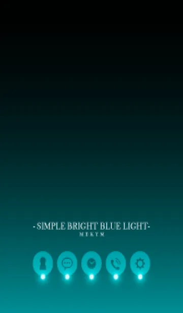 SIMPLE-BRIGHT BLUE LIGHTの着せ替えメイン画像