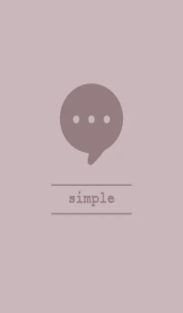 [LINE着せ替え] シンプル : ピンクベージュの画像1