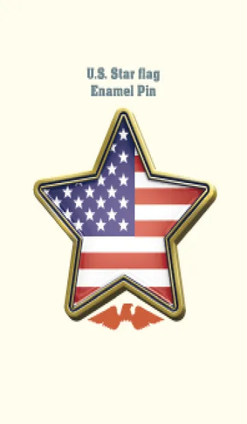 [LINE着せ替え] U.S. Star flag Enamel Pin 5の画像1