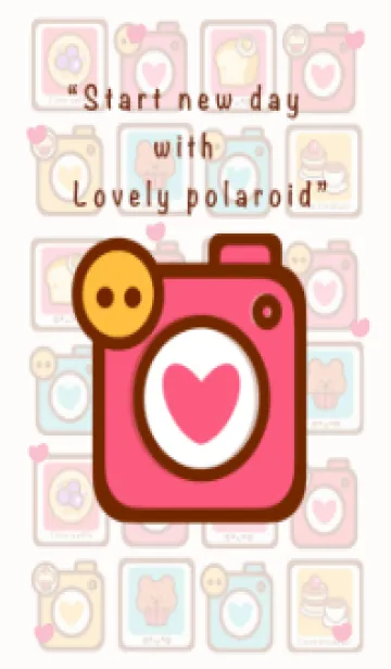 [LINE着せ替え] Lovely polaroid 8の画像1